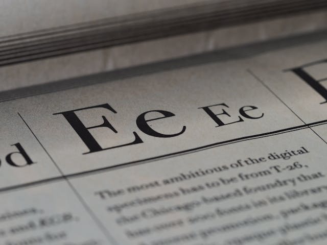A close-up of a piece of paper containing authoritative, serif letterforms.