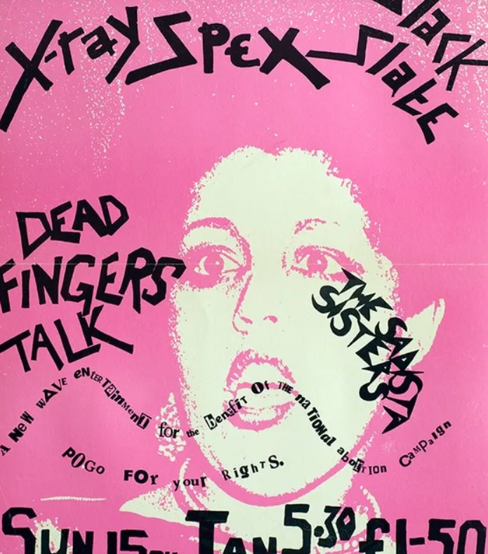 A Page Flows screenshot of an example of punk graphic design from PRINT Magazine. 
