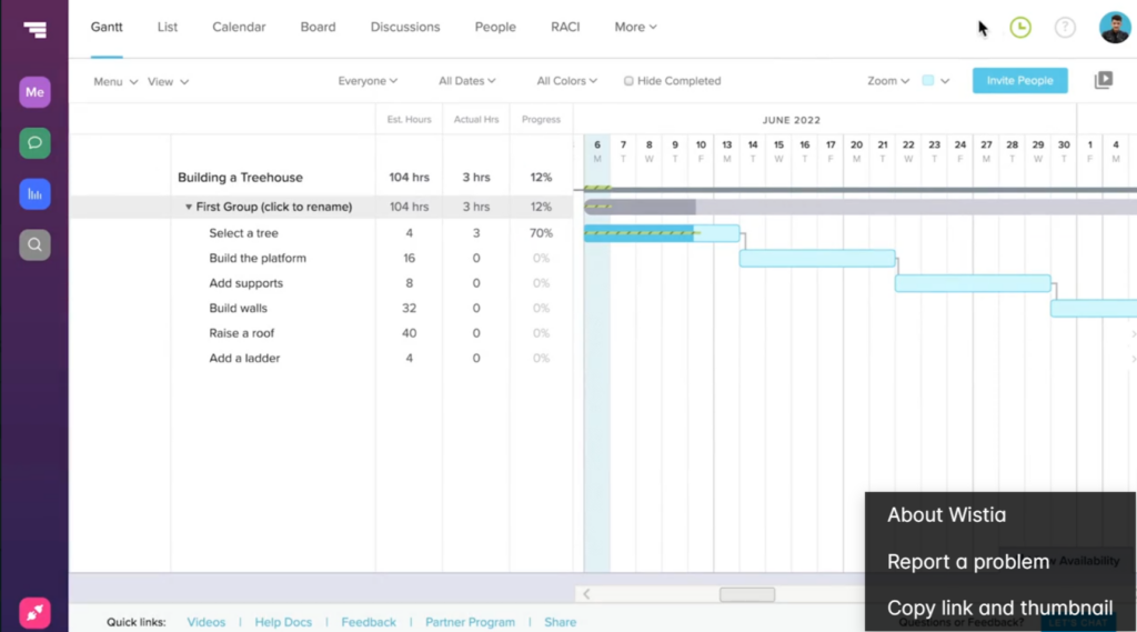 Gantt Chart Example Master Gantt Chart Design for UX Page Flows