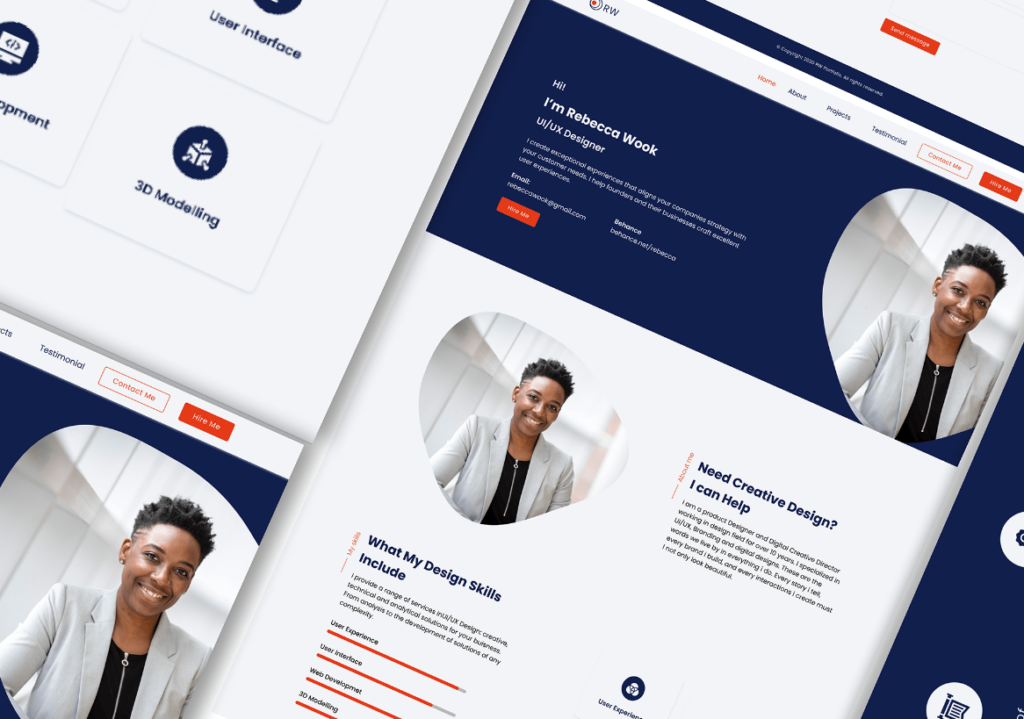 A Page Flows screenshot of a UX design portfolio from Behance. 
