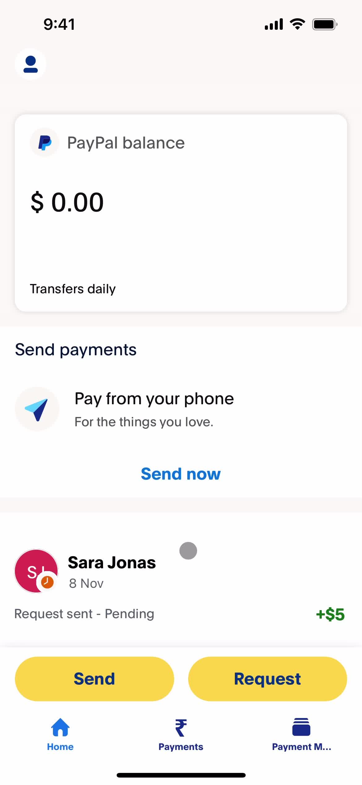 Sending currency on PayPal video thumbnail