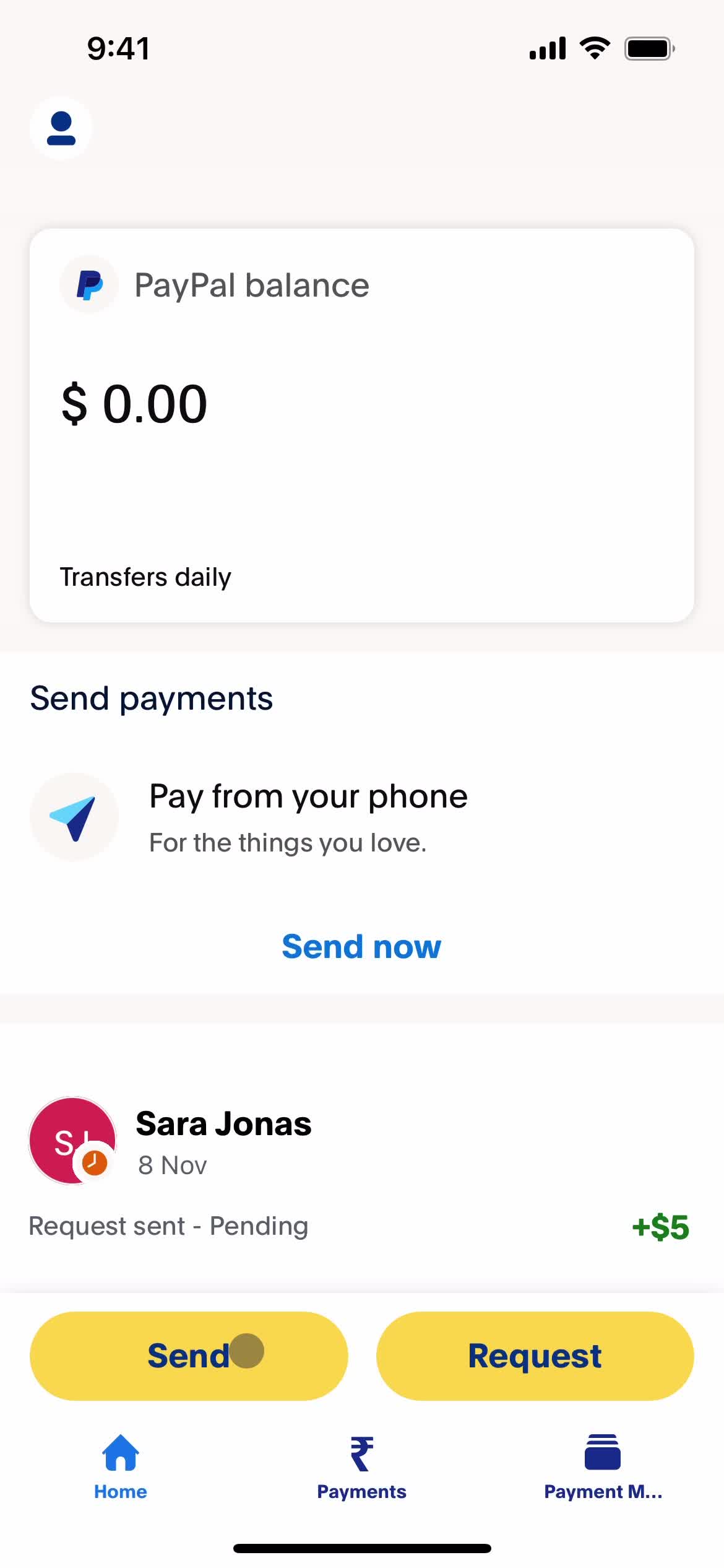 Sending currency on PayPal video thumbnail